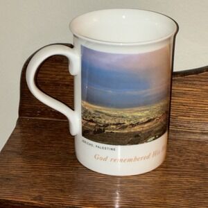 Ken‎ Duncan Ministry Fine Bone China Mug Cup GOD REMEMBERED HIS HOLY PROMISE